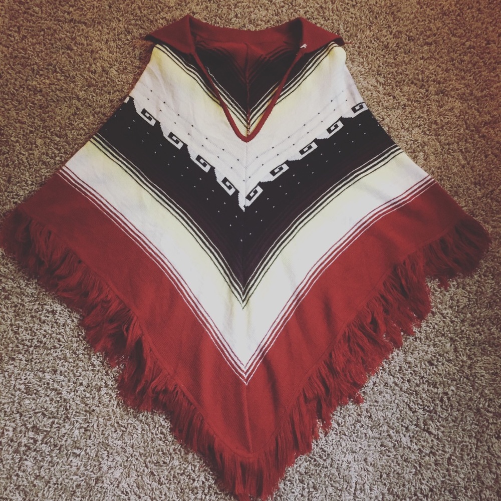 VTG 1970s Boho Poncho